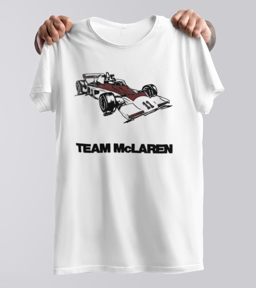 Team McLaren 1976 Car Racing Vintage Formula One Racing Car T-Shirt
