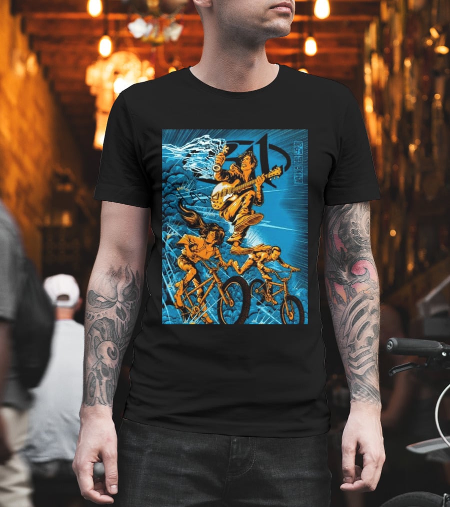 311 Chula Vista CA 2026 August 19 Gig North Island Credit Union Amphitheatre Bike T-Shirt