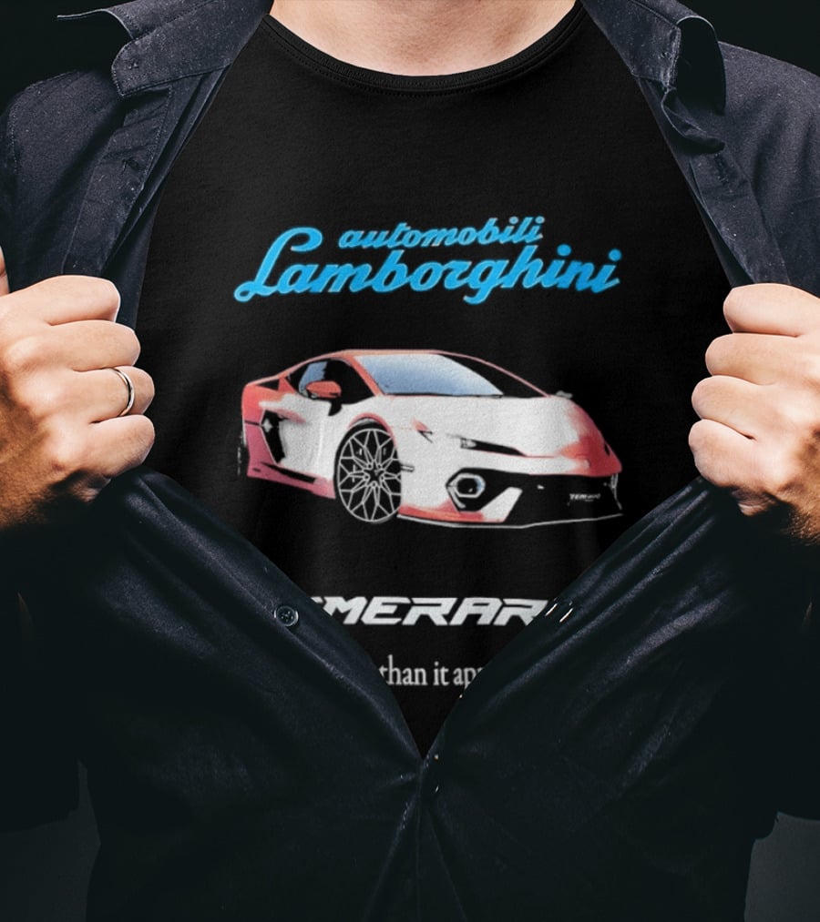 Automobili Lamborghini Temerario Closer Than It Appears Car T-Shirt