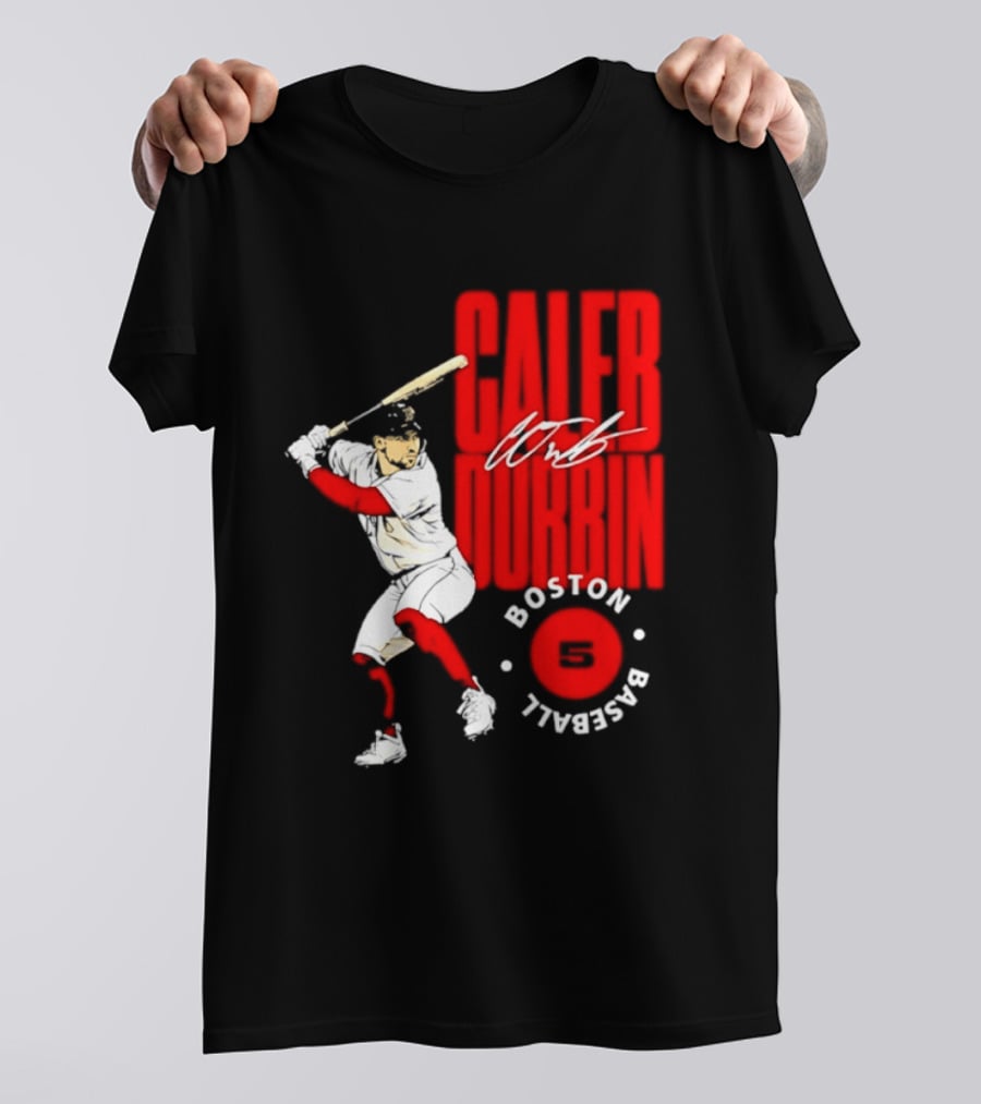 Caleb Durbin Boston Red Sox Baseball 5 T-Shirt