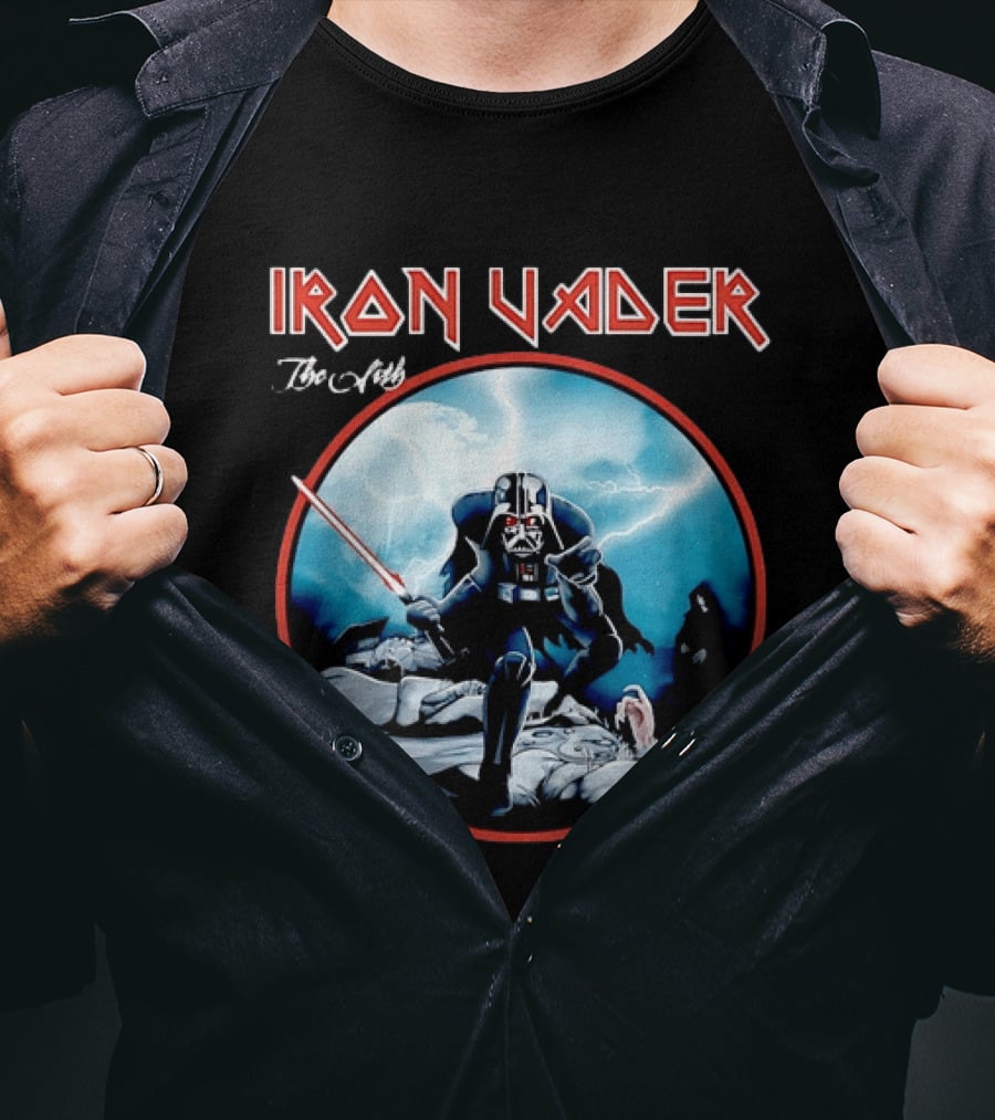 Iron Vader The Sith Star Wars Heavy Metal Darth Vader Comic T-Shirt
