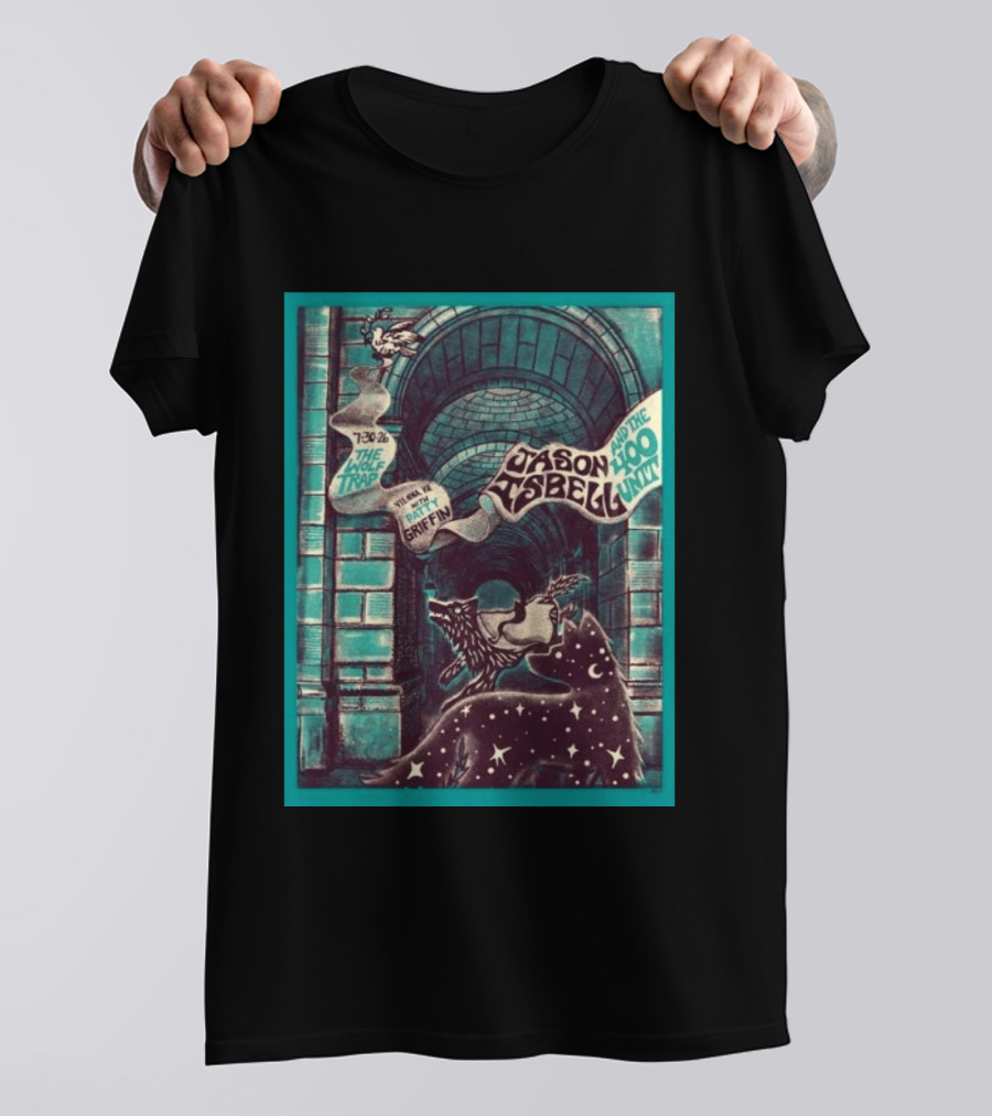 Jason Isbell And The 400 Unit Wolf Trap Event Featuring Patti Griffin July 30 2026 Washington DC T-Shirt