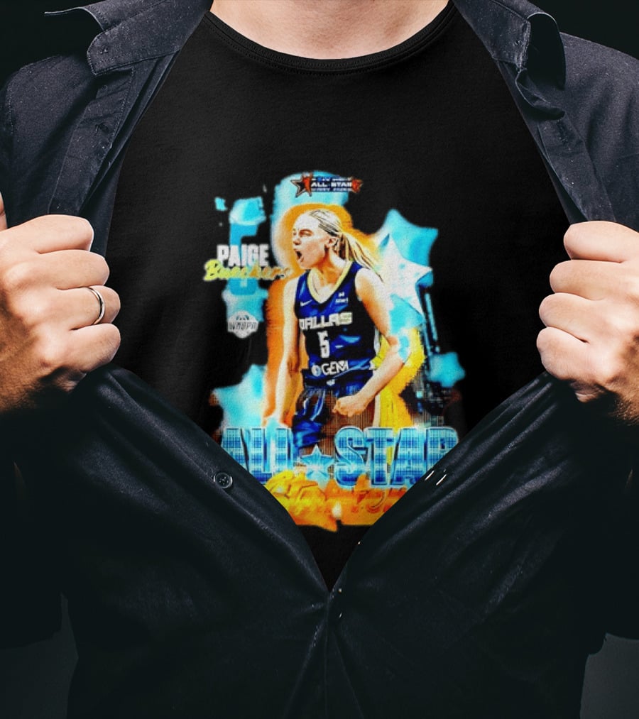 Paige Bueckers Dallas Wings All Star Starter 2025 WNBPA T-Shirt