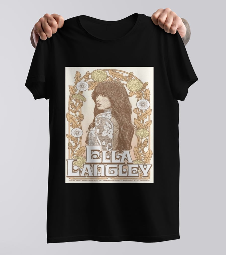 Ella Langley North Little Rock AR 2026 Simmons Bank Arena August 22 Event With Special Guest Laci Kaye Booth T-Shirt