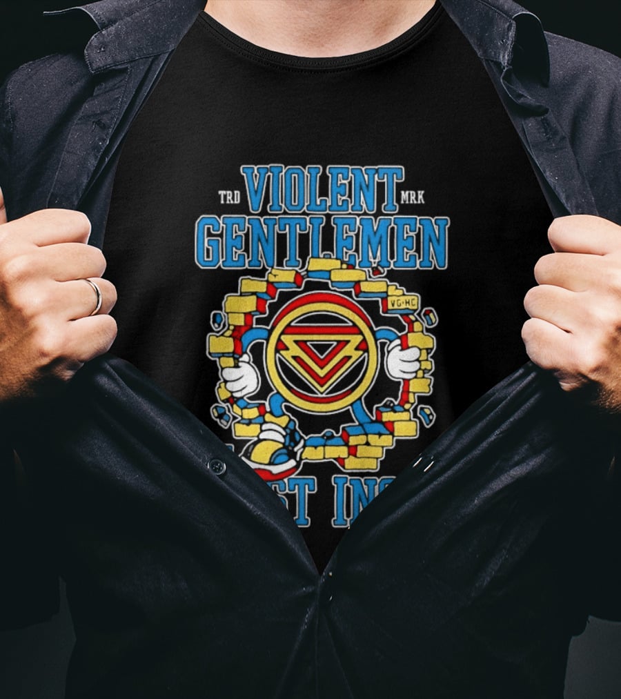 Violent Gentlemen The Ghost Inside Sonic Breaking Brick Wall T-Shirt