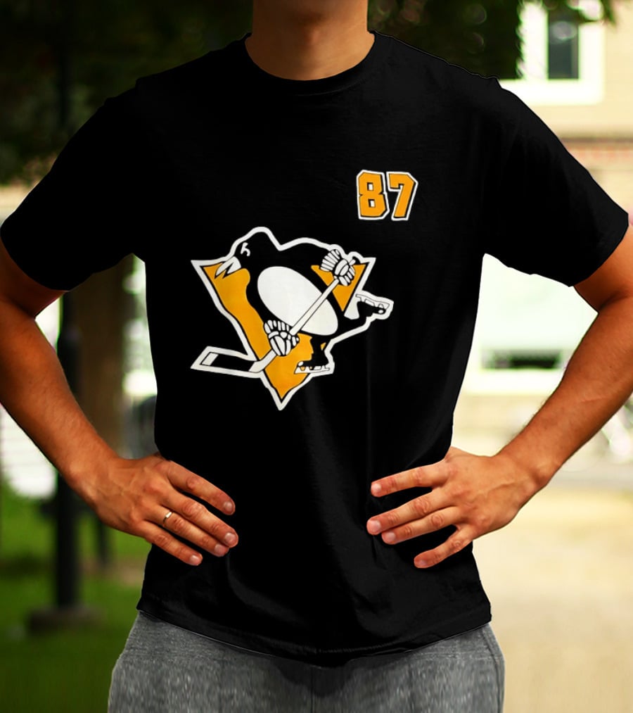Sidney Crosby 87 Pittsburgh Penguins NHL Player T-Shirt