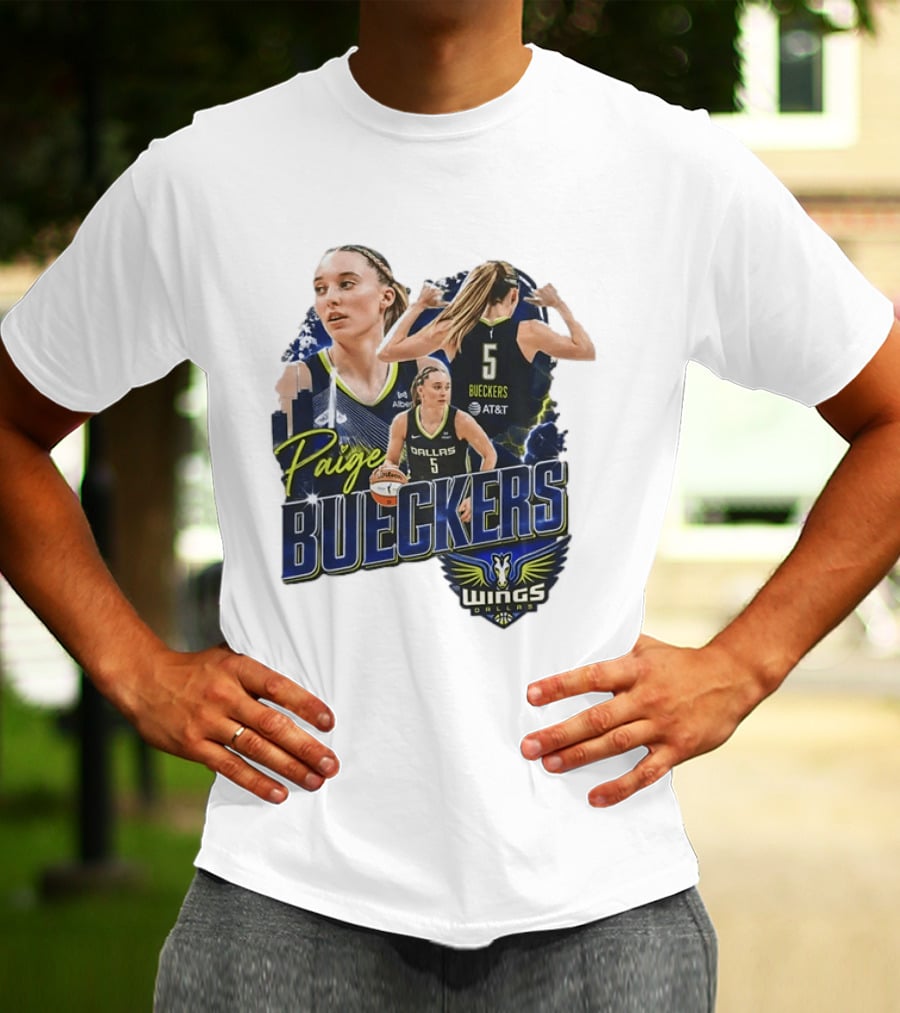 Paige Bueckers Dallas Wings 5 WNBA Basketball Wings Orders T-Shirt