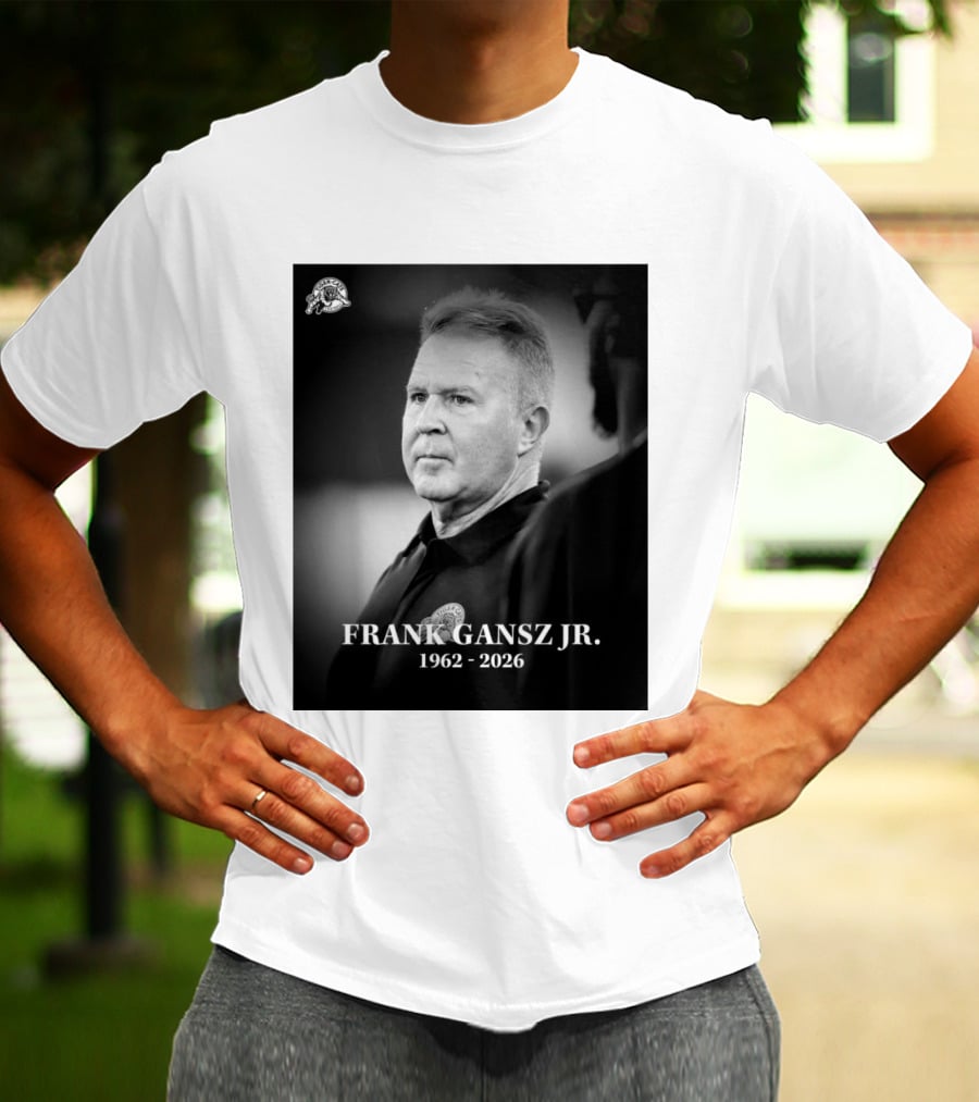 Frank Gansz Jr. 1962 2026 Hamilton Tiger Cats Football T-Shirt