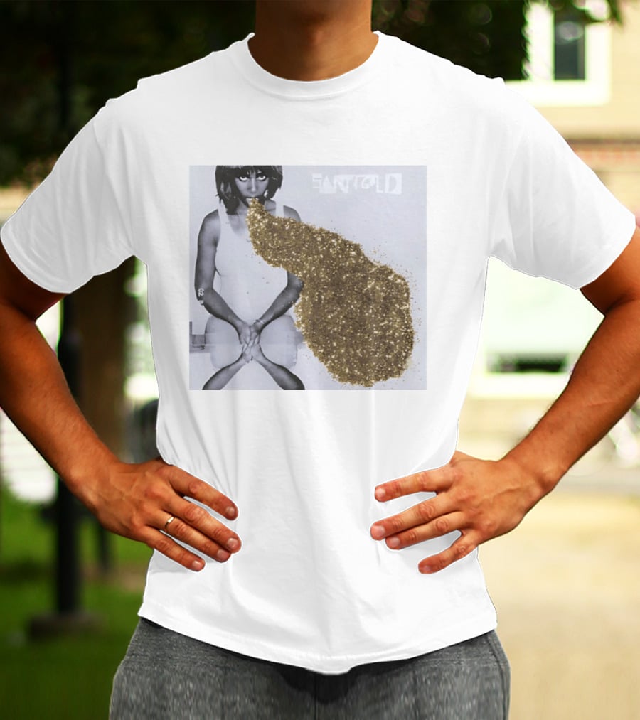 Santigold Gold Glitter Album Cover T-Shirt