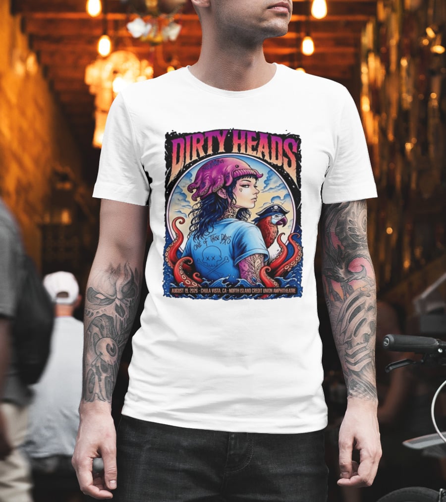 Dirty Heads One Of Those Days Tour 2026 Chula Vista Concert T-Shirt