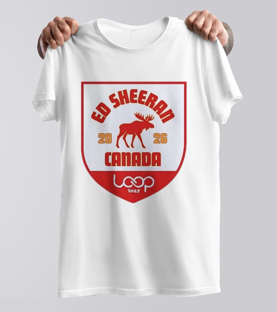 Ed Sheeran 2026 Canada Loop Tour Concert T-Shirt