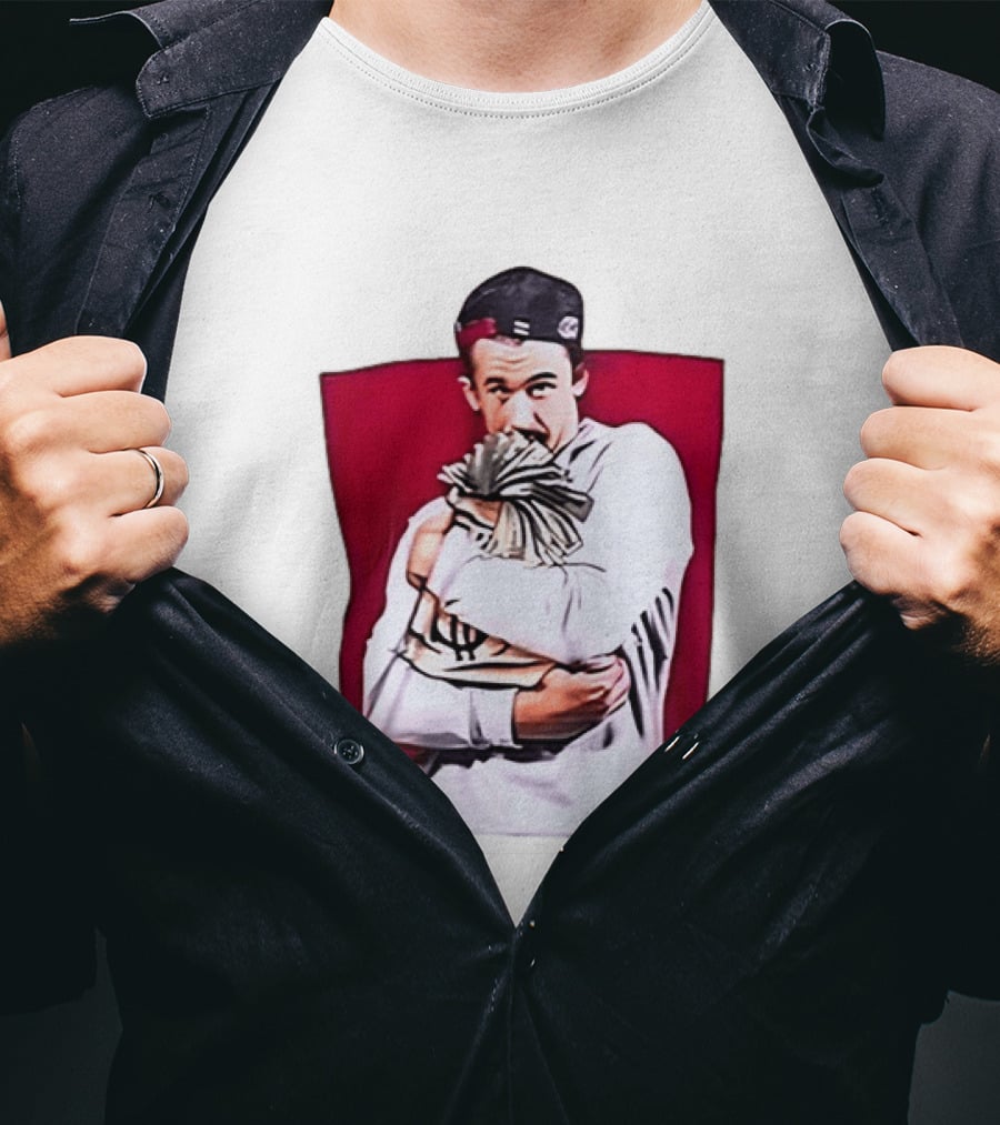 Ja Morant Holding Money Bag NBA Memphis Grizzlies T-Shirt