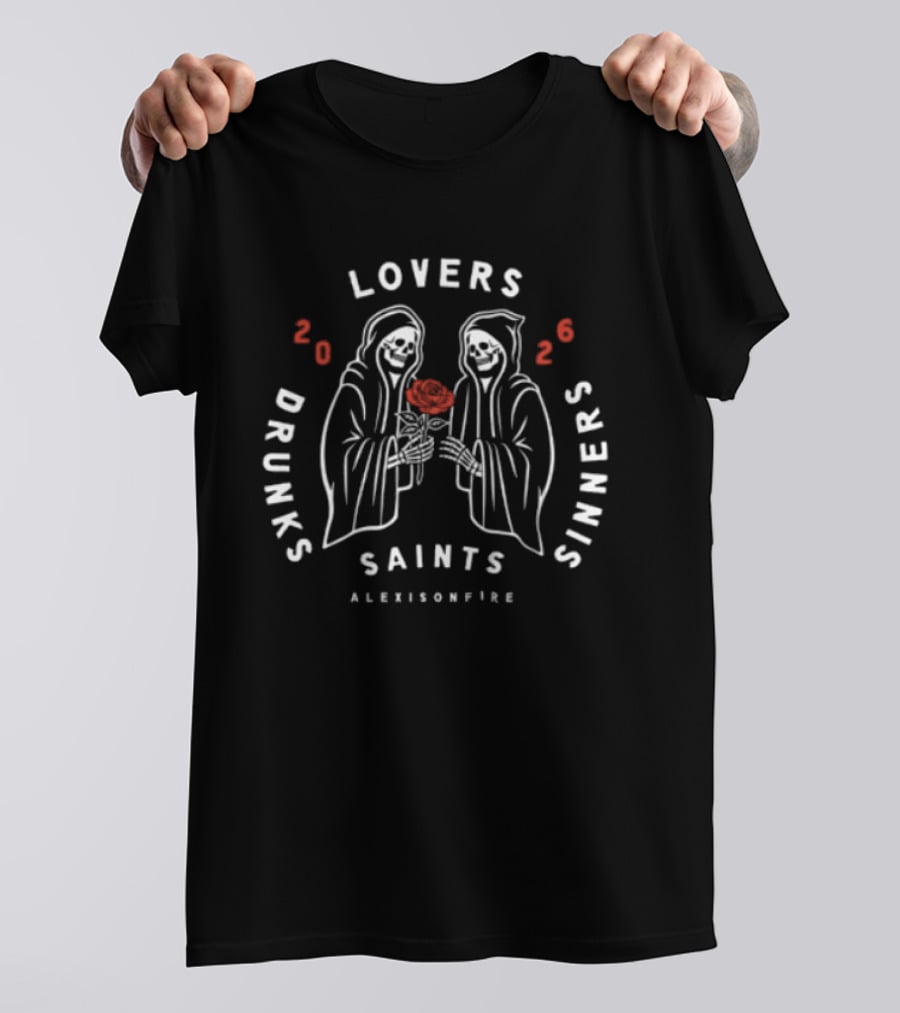 Lovers Saints Sinners Drunks Alexisonfire 2023 T-Shirt