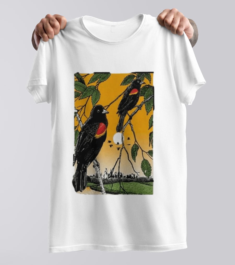Gregory Alan Isakov Philadelphia August 21 2026 Red Winged Blackbirds City Skyline T-Shirt
