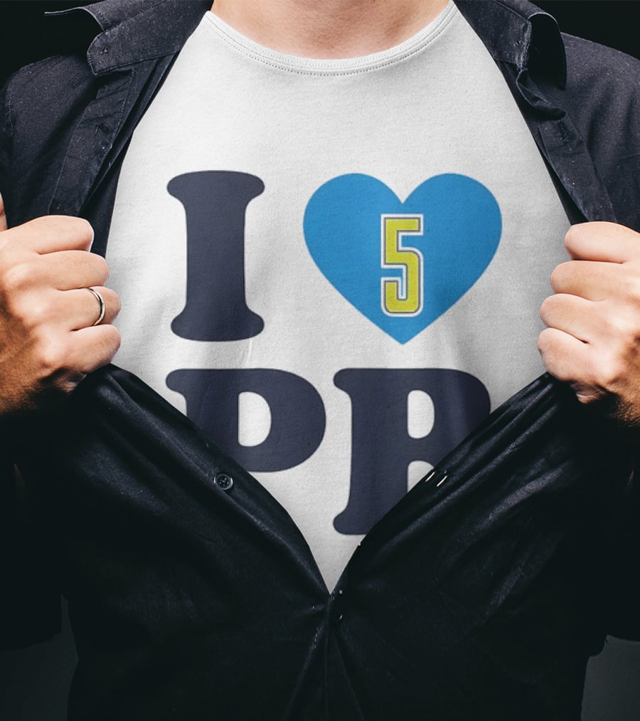 I Love Heart 5 PB Sports T-Shirt