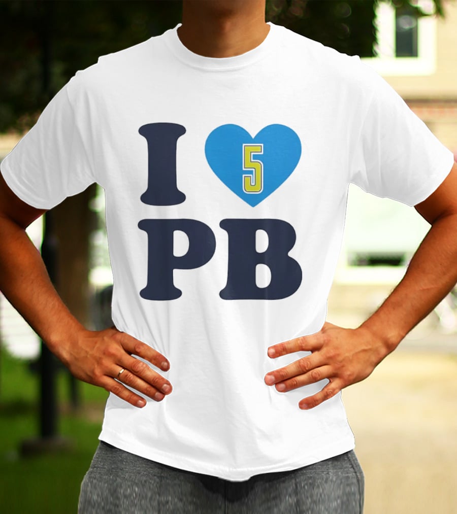 I Love Heart 5 PB Sports T-Shirt