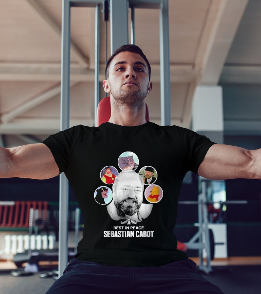 Rest In Peace Sebastian Cabot Disney Characters T-Shirt