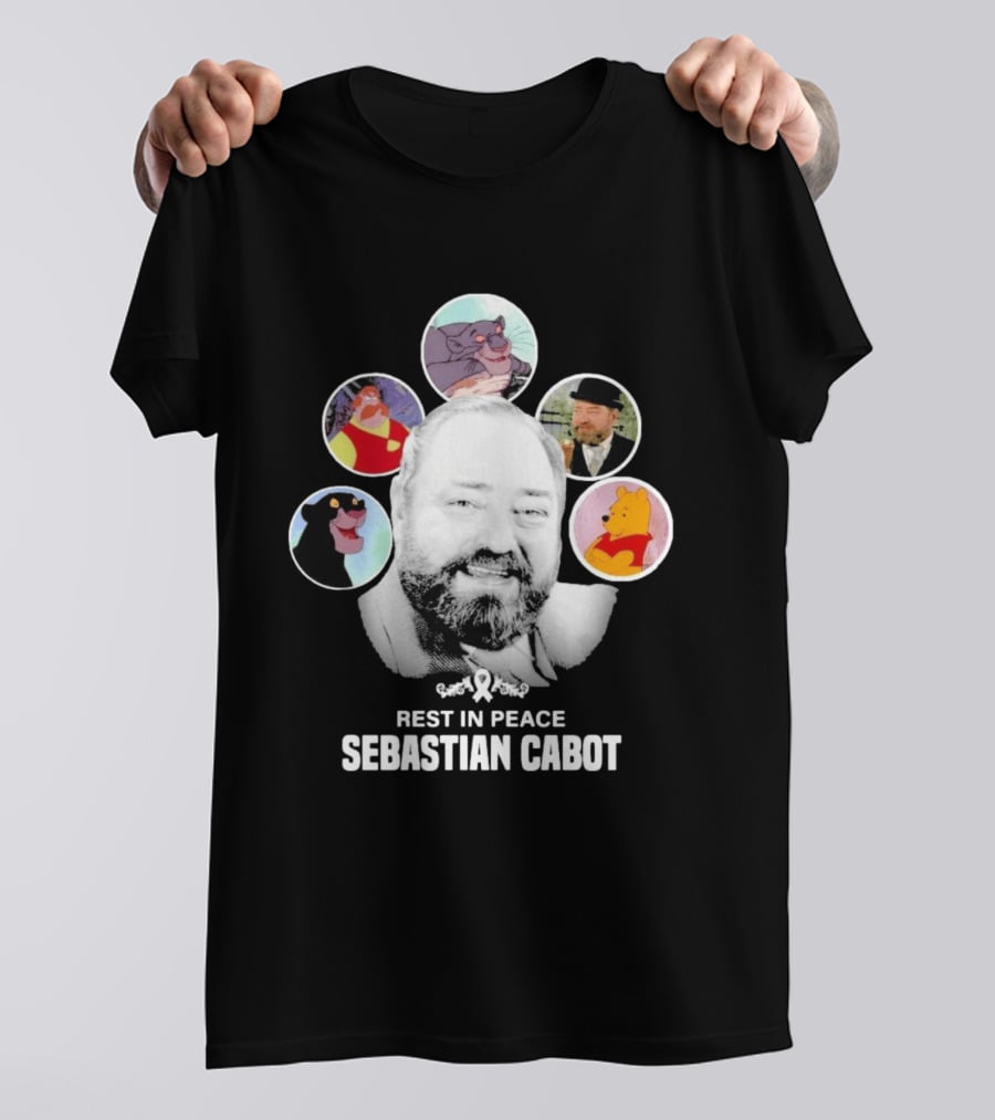 Rest In Peace Sebastian Cabot Disney Characters T-Shirt