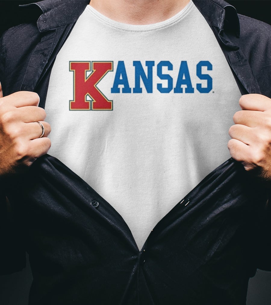 Kansas Jayhawks NCAA College Basketball KANSAS T-Shirt