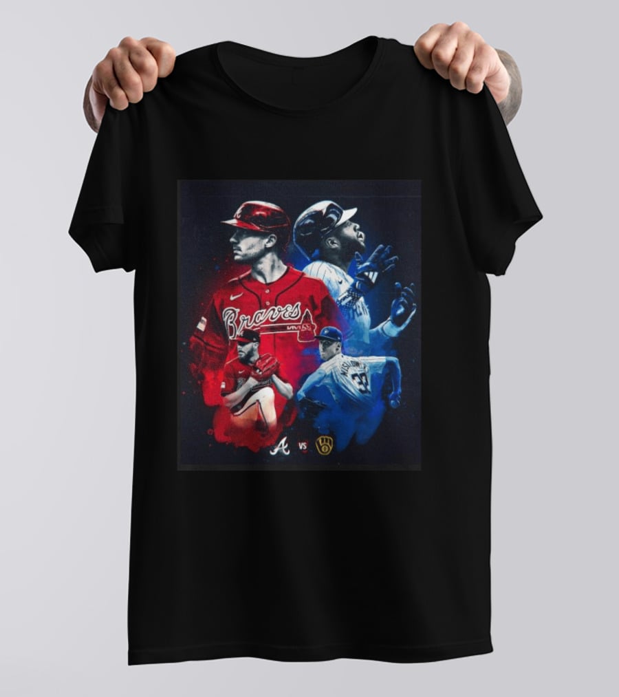 Braves Vs Brewers Showdown Chris Sale Jacob Misiorowski Pitching Duel In Milwaukee T-Shirt
