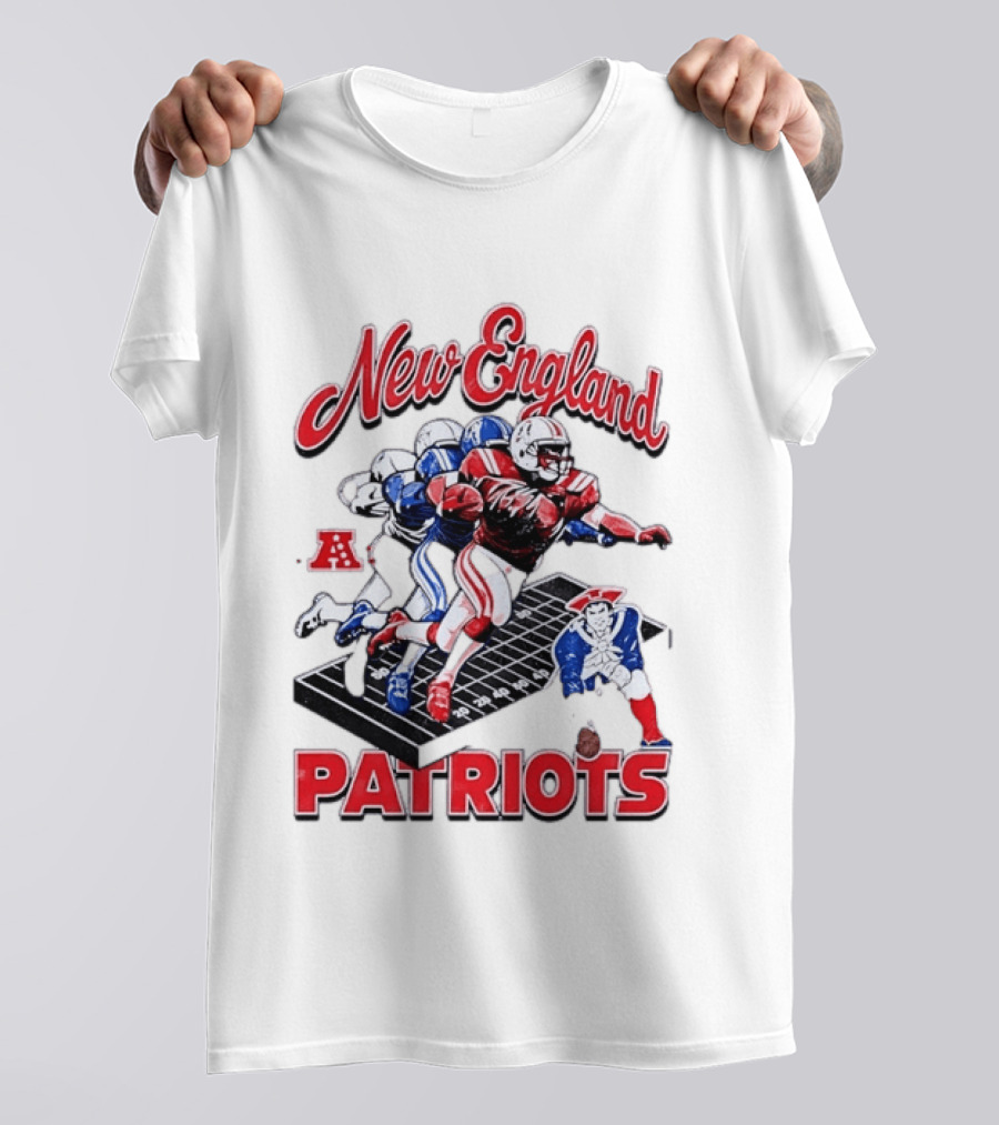 New England Patriots Football Player Action AFC T-Shirt
