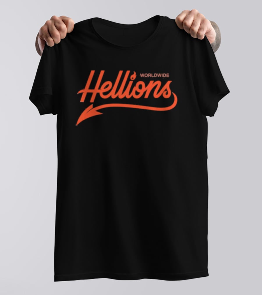 Hellions Worldwide Arrow Script T-Shirt
