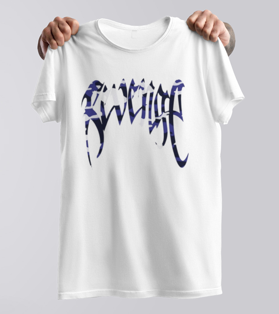 Revenge Store Arch Blue Camo T-Shirt