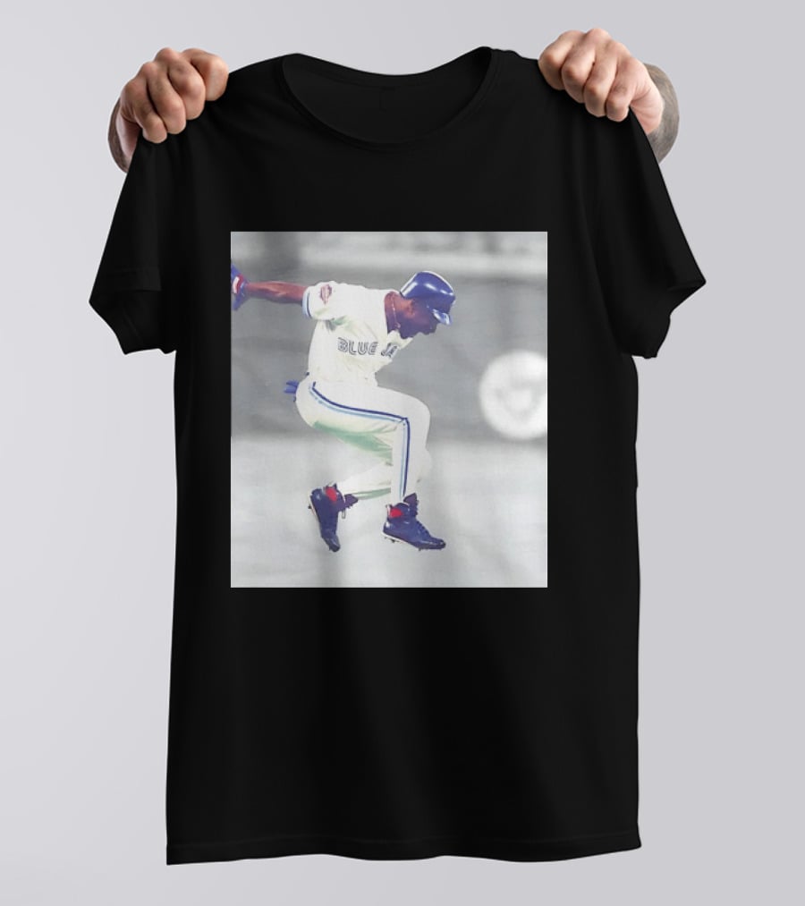 Joe Carter Toronto Blue Jays Baseball Jump Celebration T-Shirt
