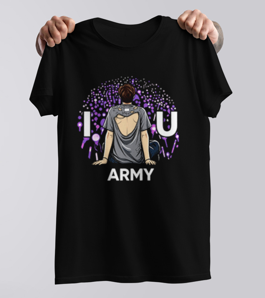 Joonie I Love You ARMY Concert Lights Fan T-Shirt