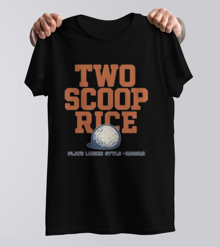 Kahana Store Two Scoop Rice Plate Lunch Style Hawaii T-Shirt