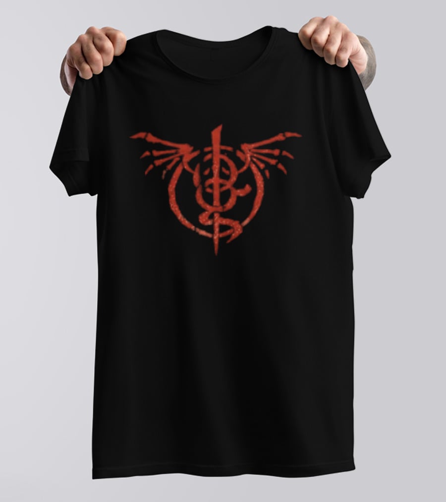 Crimson Phoenix Pullover Winged Symbol Lamb Of God Store T-Shirt