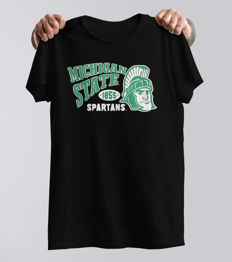 Michigan State Spartans 1855 NCAA College Sports MSU T-Shirt