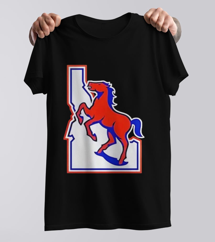 Boise State Broncos Idaho State Horse T-Shirt