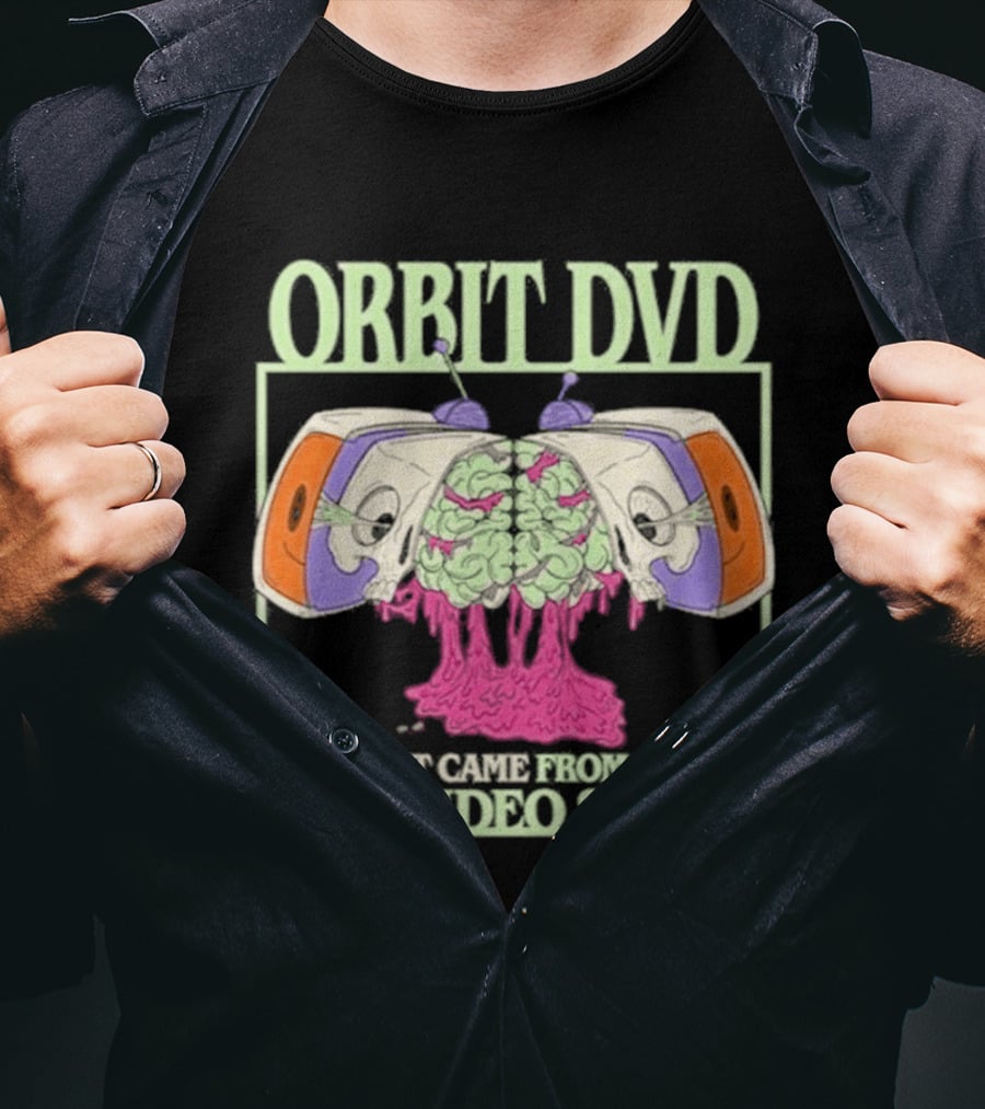 Orbit DVD It Came From The Video Store Halloween 2026 T-Shirt