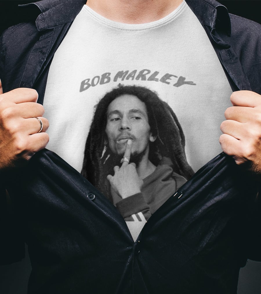 Bob Marley Iconic Pose Jumbo T-Shirt