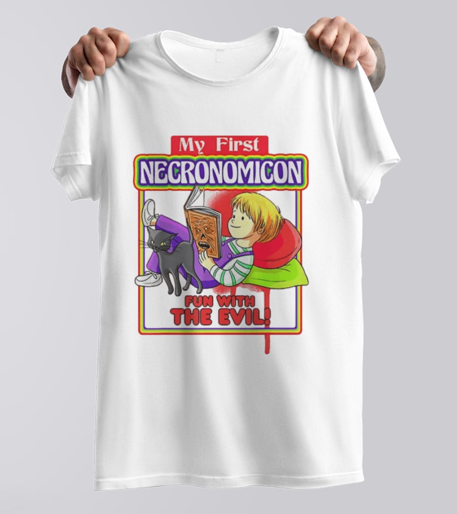 My First Necronomicon Fun With The Evil Dead Necronomicon Ash Williams T-Shirt