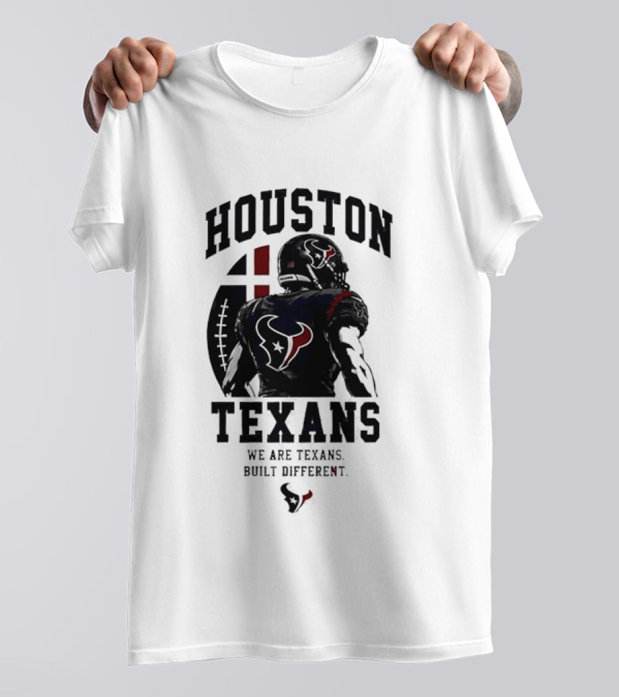 Houston Texans We Are Built Different Football Pride T-Shirt