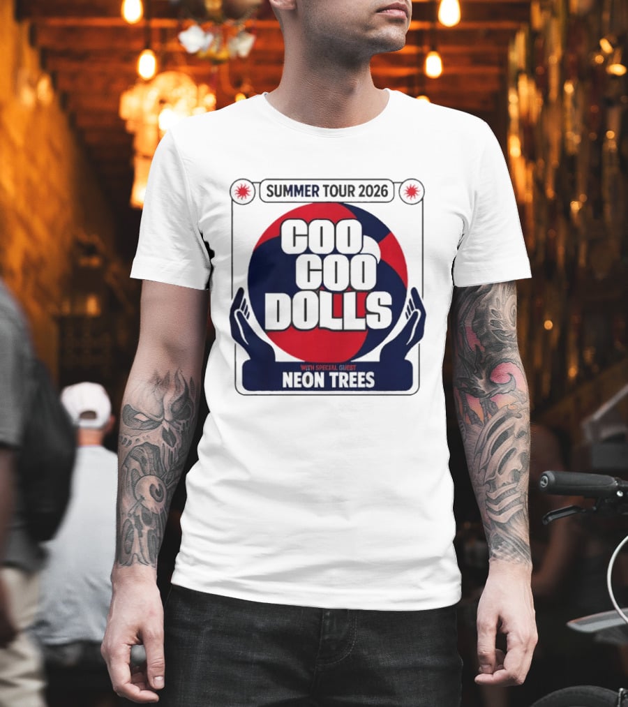 Coo Coo Dolls Summer Tour 2026 Featuring Neon Trees Concert Event T-Shirt