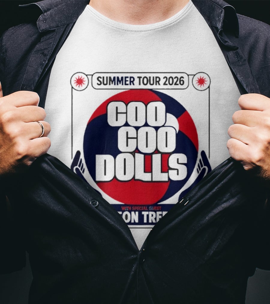Coo Coo Dolls Summer Tour 2026 Featuring Neon Trees Concert Event T-Shirt