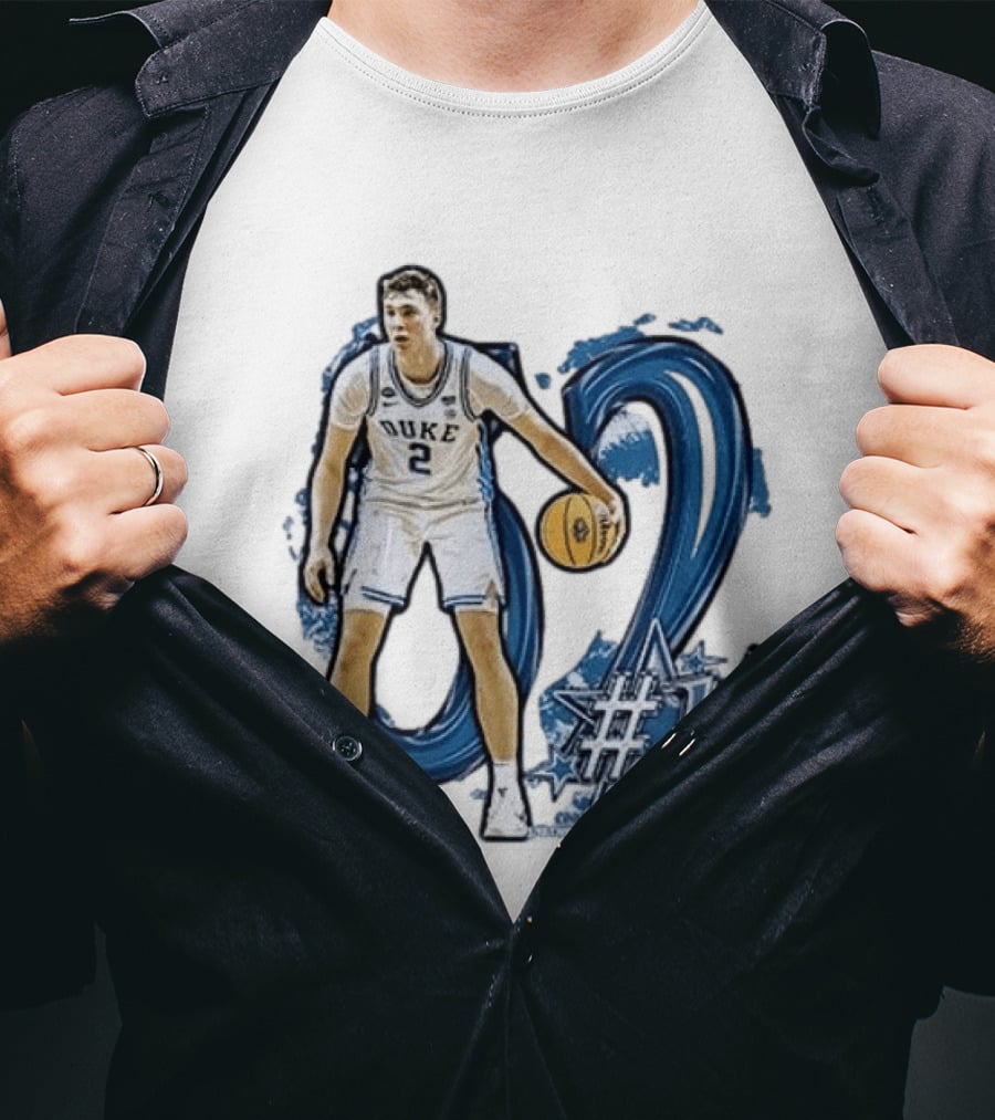 Duke Basketball Cooper Flagg Draft Number One Dallas Mavericks T-Shirt
