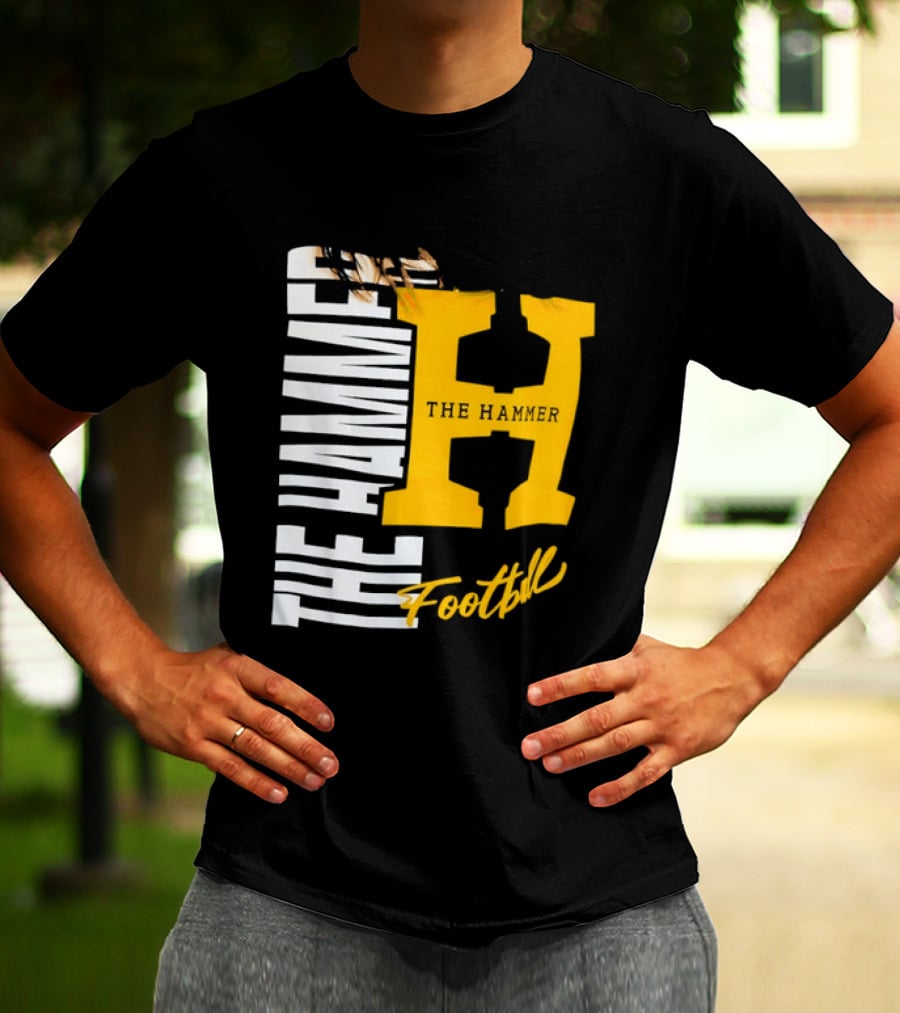 The Hammer H Athletic Football Team T-Shirt