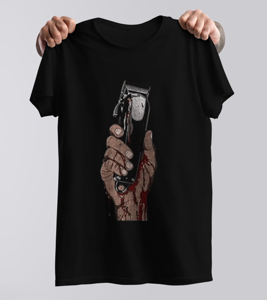 Hustle Don't Stop Powerful Hand Clipper Determination T-Shirt