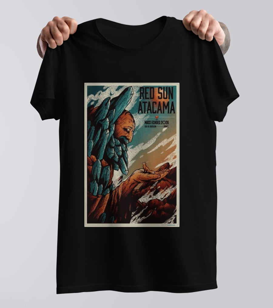 Red Sun Atacama Mass Echoes 2026 Col De Castillon Event T-Shirt