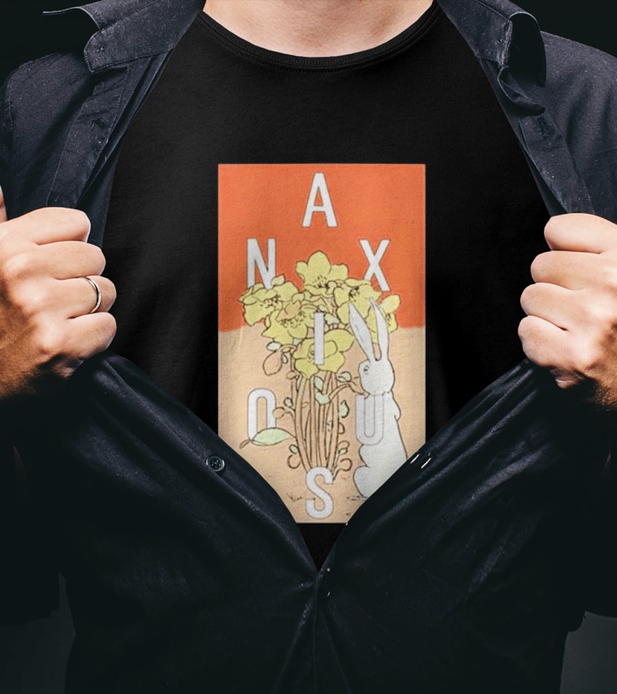 Anxious Tour 2026 Bouquet And Rabbit Summer Fall T-Shirt