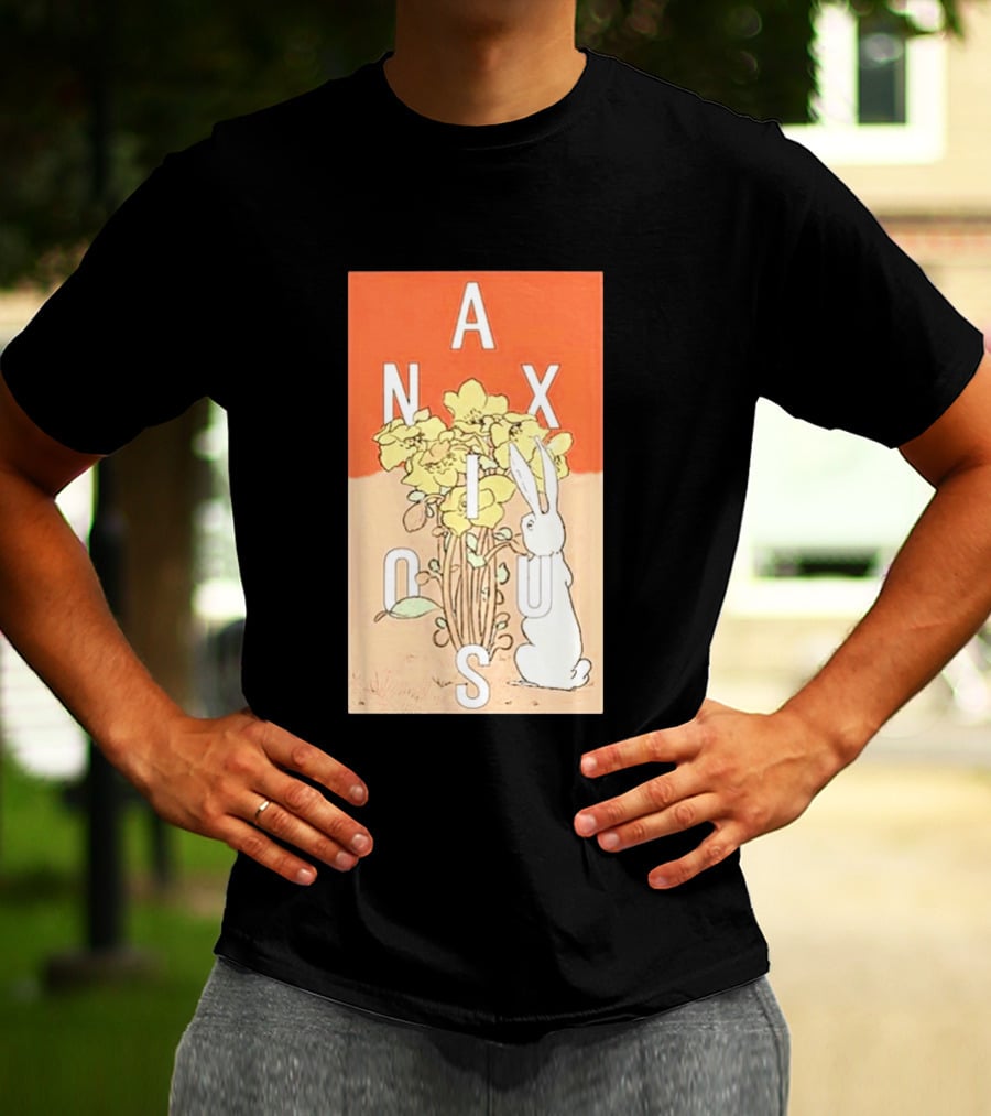 Anxious Tour 2026 Bouquet And Rabbit Summer Fall T-Shirt