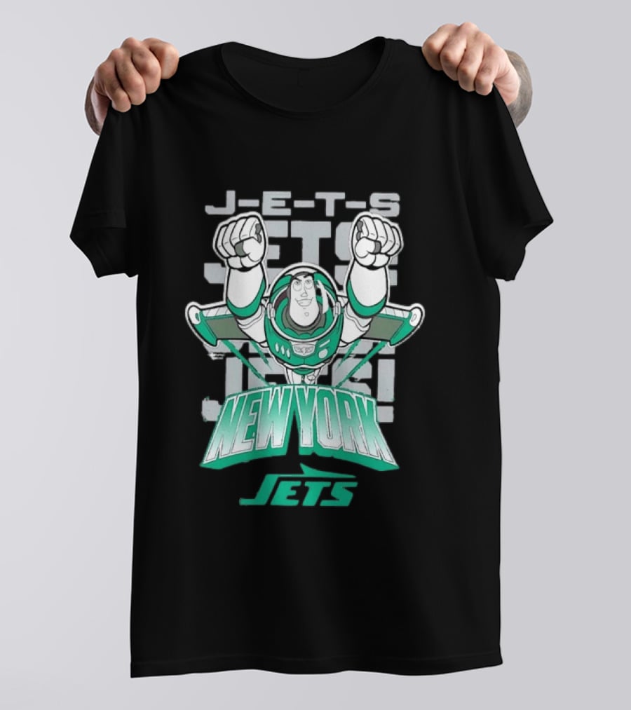 Buzz Lightyear New York J E S Football Team Fan T-Shirt