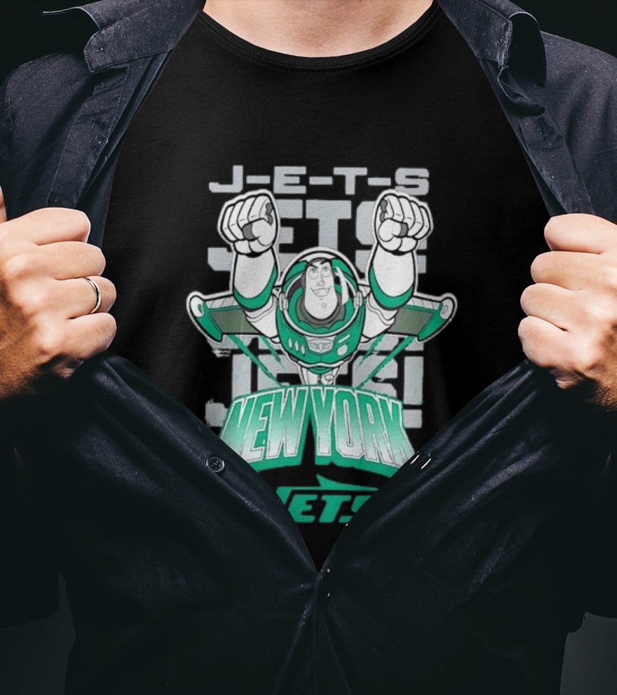 Buzz Lightyear New York J E S Football Team Fan T-Shirt