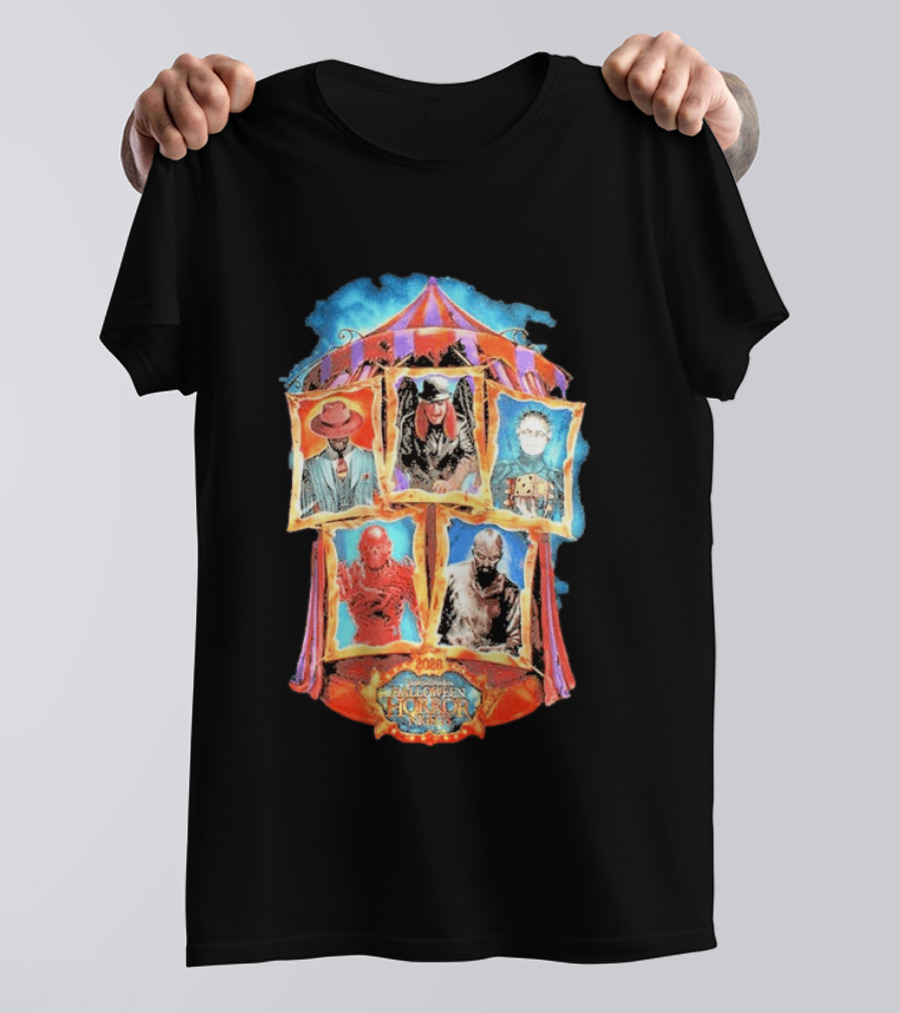 Halloween Horror Nights 2026 Key 2028 Horror Extravaganza T-Shirt