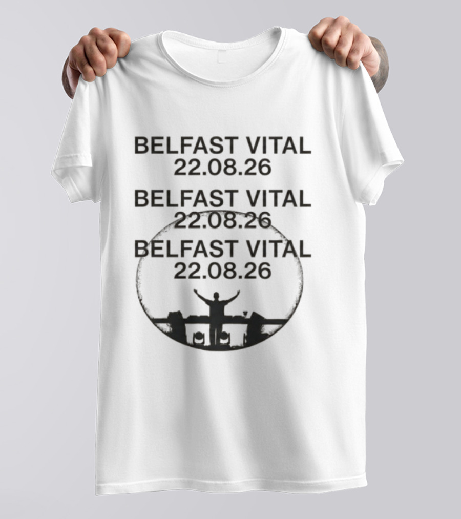 Belfast Vital 22.08.26 Calvin Harris Store Ecru T-Shirt