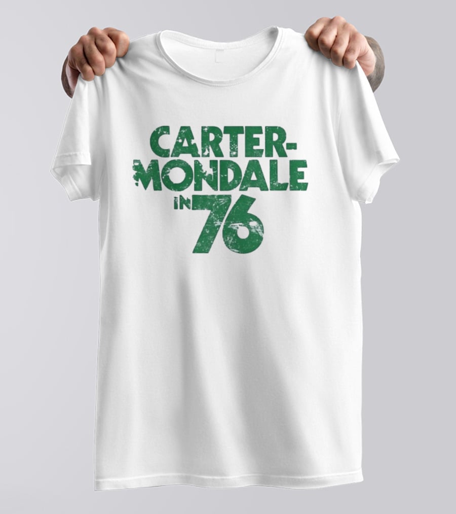 Carter Mondale In 76 Distressed Campaign T-Shirt